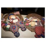 2 Patriotic Wreaths