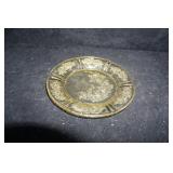 Vtg Sharon Cabbage Rose Glass Plate
