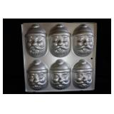Santa Face Molds Makes 6