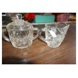 Star of David Creamer & Sugar Bowl