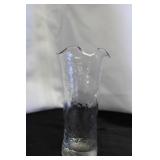 Vtg Anchor Hocking Clear Glass Vase