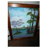 Framed Island Picture