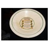 Vtg Mount Clemens Pottery Caesar Salad Bowl