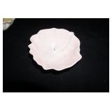 Belleek Shell Pink Salt Dip