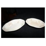 2 Vtg Small Decorative Trinket Dish