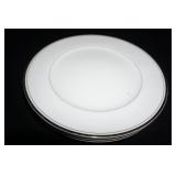 3 Vtg Royal Doulton Warwick Gold Dinner Plates