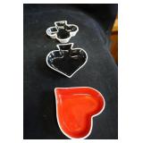 Clover, Heart,Spade Shaped Trinket Dish