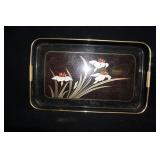 Floral Serving Tray