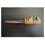 Vtg Adjustable Pipe Wrench