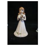 1982 Growing Up Girl Figurine Birthday Girls 9th