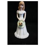1982 Growing Up Girl Figurine Birthday Girls 14th
