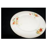 4 Vtg Homer Laughlin Kwaker Poppy/Rose Plates