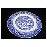 Vtg Blue Willow Plate