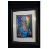 F&M Picture Haitian Woman by Alix Beaujour 1990