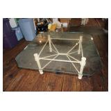 Vtg Lane Metal Coffee Table