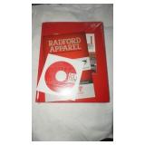 Radford Apparel Book and CD New in Wrapping