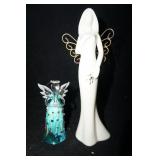 Collection of 2 Decorative Angel Figurines