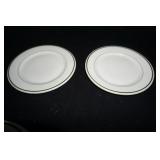 2 Sterling Vitrified China Plate Caribe China