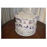 Shell Covered Hat Box