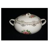 Vtg Covered Vegetable Bowl