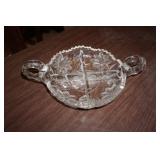 Two Handled Divided Nut Dish
