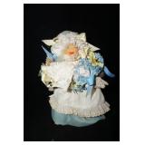 Old Lady Fabric Figurine