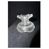 Vtg Anchor Hocking Pebble Glass Candle Holder