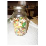 Extra Large Canning Jar full of Jelly Beans
