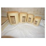 VTG 4 Piece Canister Set by Copco with lids