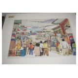 Stanley Main Street Matted Picture