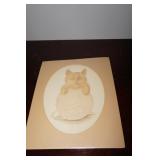 Matted Picture of Cat and Yarn