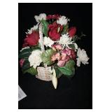 Floral Arrangement Wicker Basket