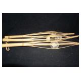 Set of 3 Tiki Torches Candle Holders