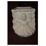 VTG Vase with Baby Motif