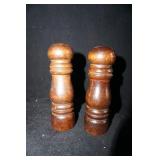 Pair of Wooden Salt & Pepper Shakers