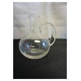 Vtg Clear Glass Decanter