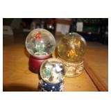Collection of Water Globes