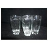 Collection of 4 Tea/Water Glasses