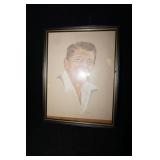 Framed Picture of President Reagan