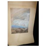Chalk Picture Signed