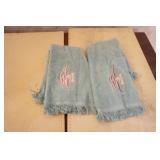 Two Tropical Fish  Hand Towels