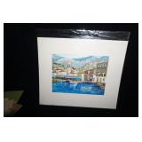 Painting of Picturesque Mediterranean Coast