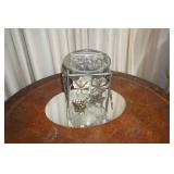 Metal Candle Holder with Mirror Stand