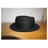 Black Hat with Ribbon by Inato