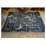 Set of 4 Place Mats w/coffee theme