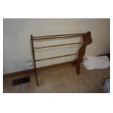 Oak Blanket Holder