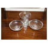 Triangle Glass Trinket Dish