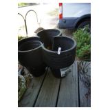 3 Tiered Planters some not in good shape