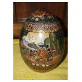 Porcelain Eggs Asian Theme has some damage
