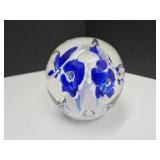 St. Clair Paper Weight ?Signed  Mike & Michelle